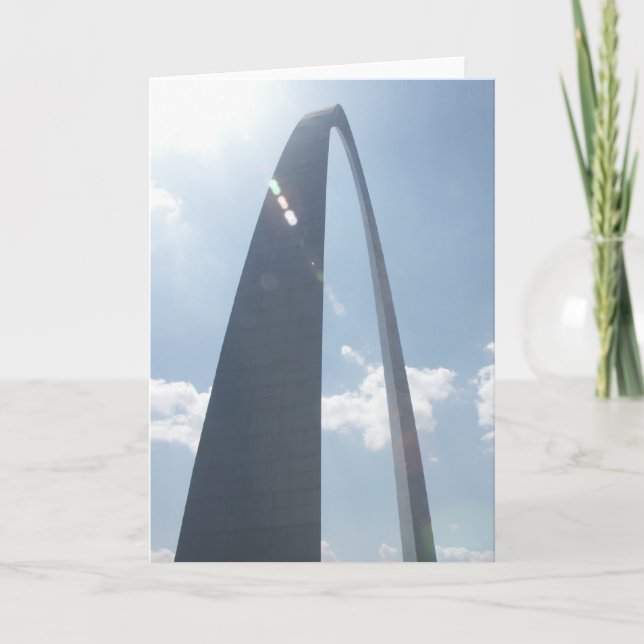 Carte de voeux St. Louis Arch (Devant)
