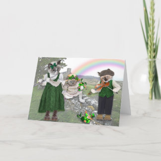 Carte de voeux St. Patrick de Kitten
