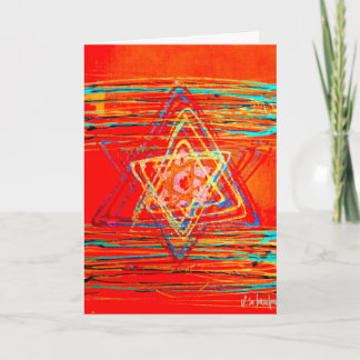 Carte de voeux Star of David
