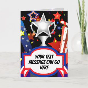 Carte de vœux Star Spangled Banner