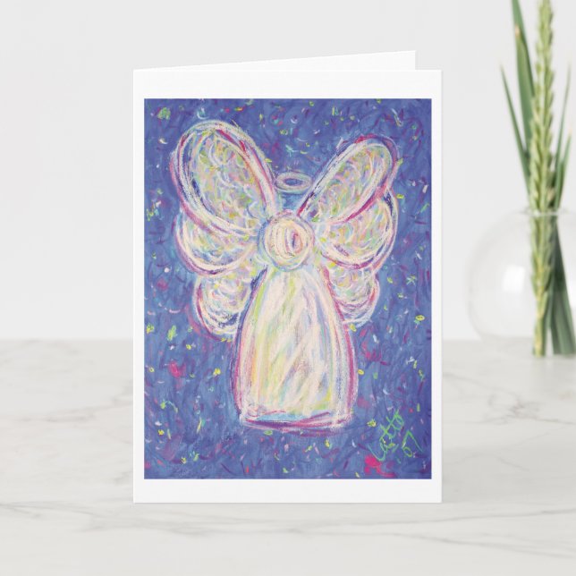 Carte de voeux Starry Night Angel (Devant)