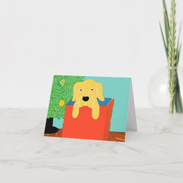 Carte de voeux Stephen Huneck "Best Gift Ever" (Devant)