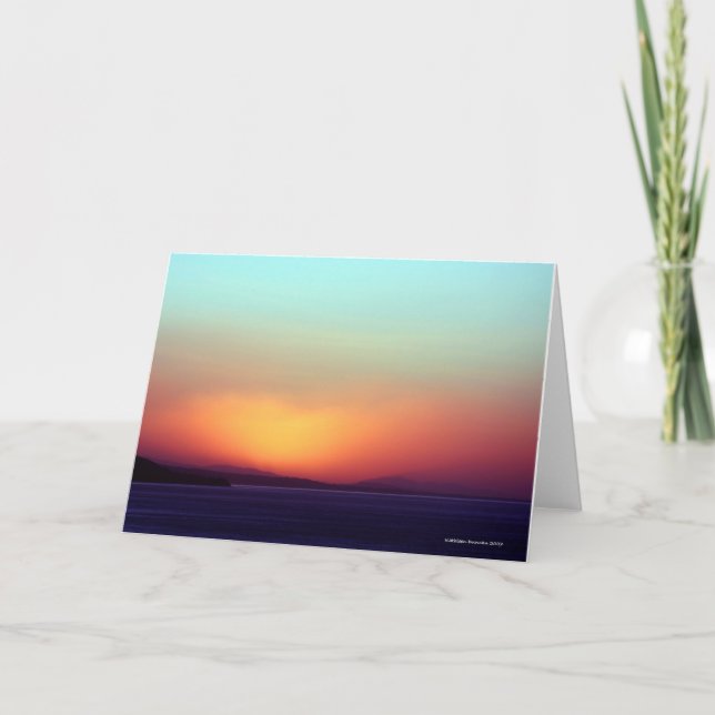 Carte de voeux Sunrise (Devant)