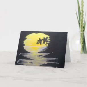Carte de voeux Sunrise Cave