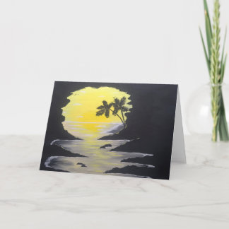 Carte de voeux Sunrise Cave