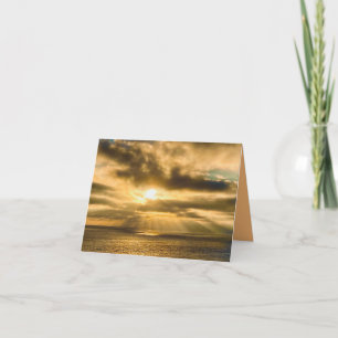 Carte de voeux Sunset Light
