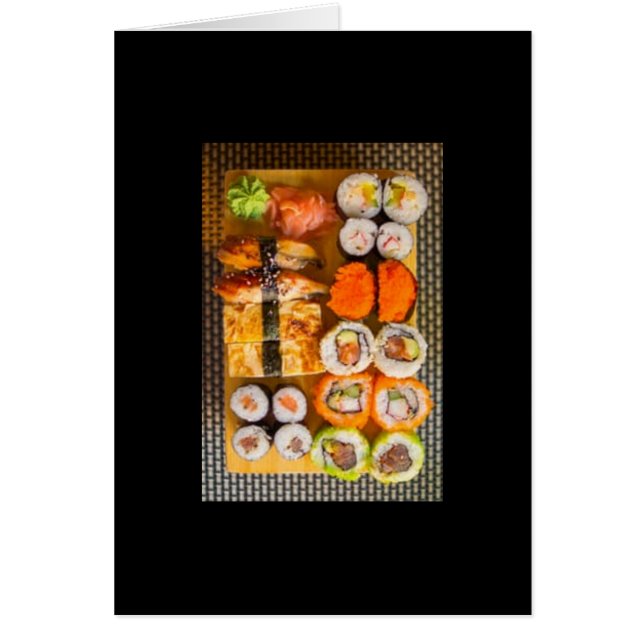 Carte de voeux Sushi 🍣 (Devant)