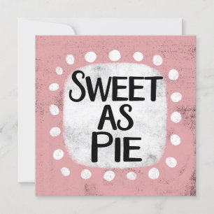 Carte de voeux Sweet As Pie