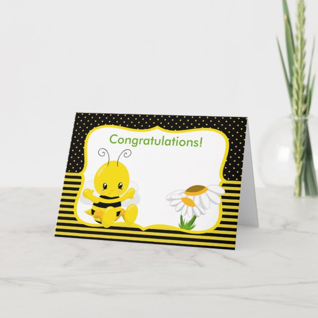 Carte de voeux Sweet Baby Bee (Devant)