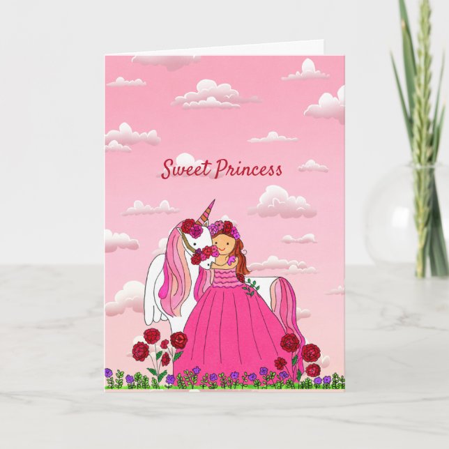 Carte de voeux Sweet Princess (Devant)