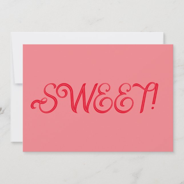 Carte de vœux Sweet Sixteen (Devant)