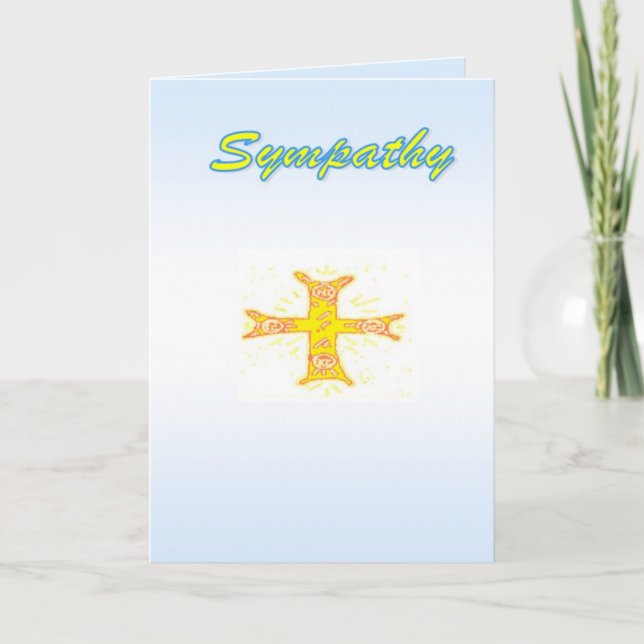Carte de voeux Sympathie (Devant)