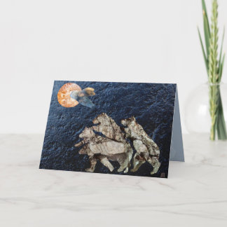 Carte de voeux Tangerine Moon