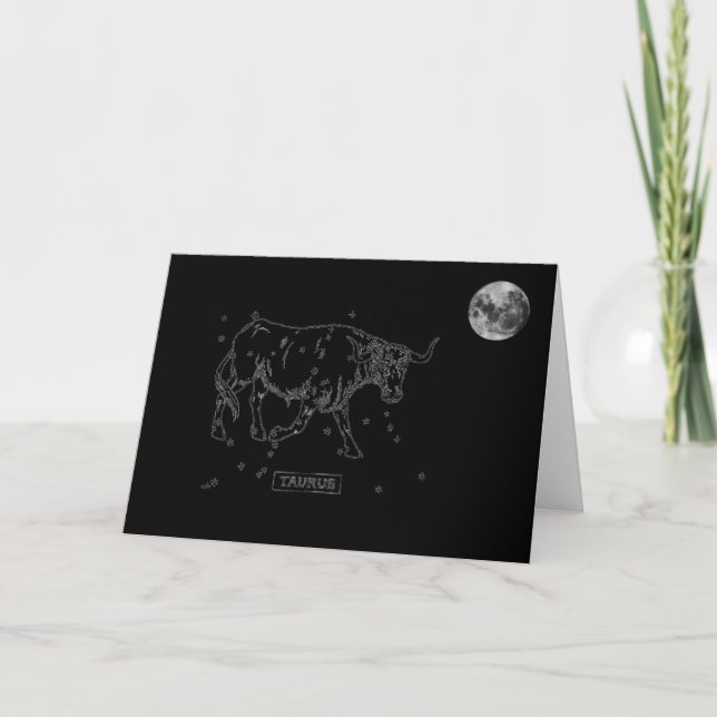 Carte de voeux Taurus (Devant)
