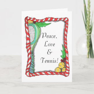 Carte de voeux - Tennis Sucre de canne