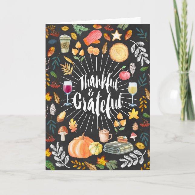 Carte de voeux Thanksgiving (Devant)