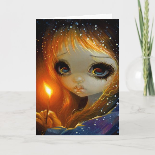Carte de voeux "The Little Match Girl" (Devant)
