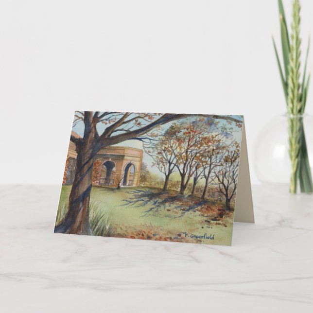 Carte de voeux - The Valley Garden Harrogate (Devant)