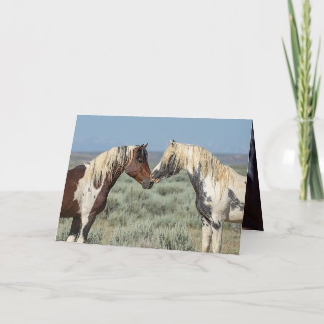 Carte de voeux Thor et Tahlequah Wild Horse (Devant)