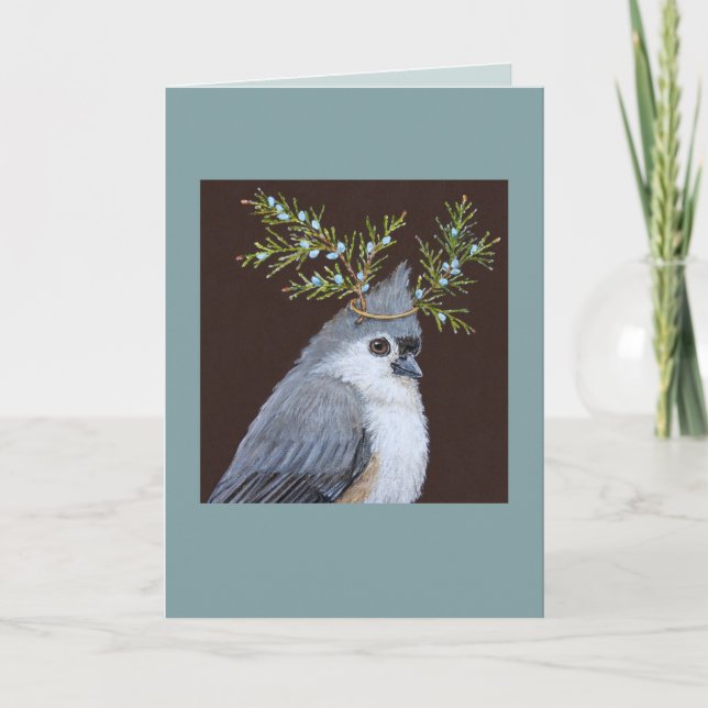 Carte de voeux timide mais simple (Devant)