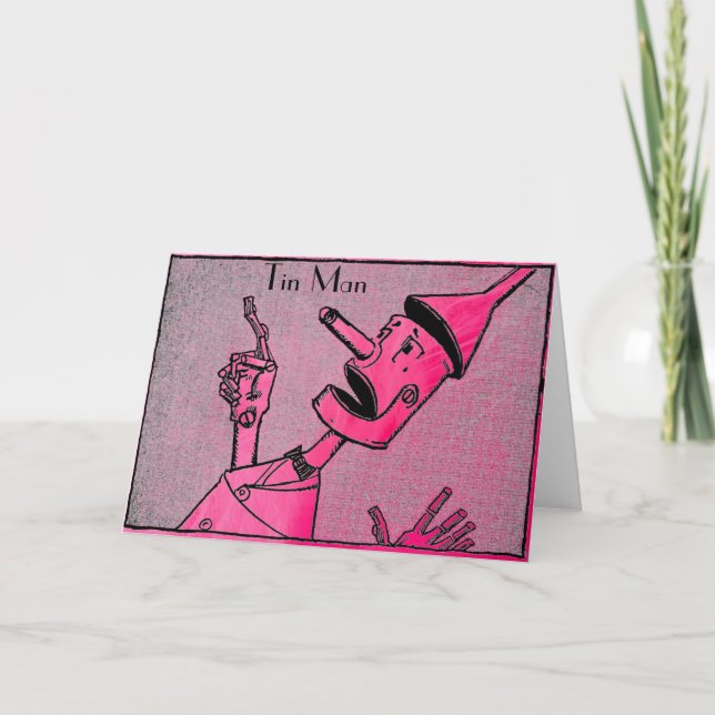 Carte de voeux Tin Man (Devant)