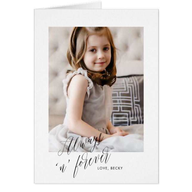 Carte de voeux Toujours n Forever Fête des pères (Devant)