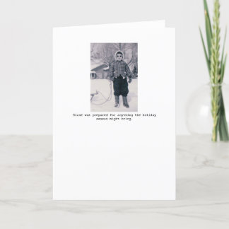 Carte de voeux toujours préparée de vacances