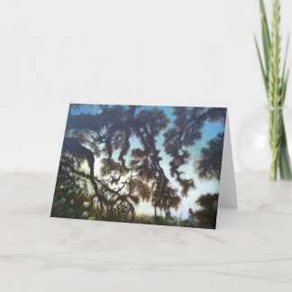 Carte de voeux Tree & Sky