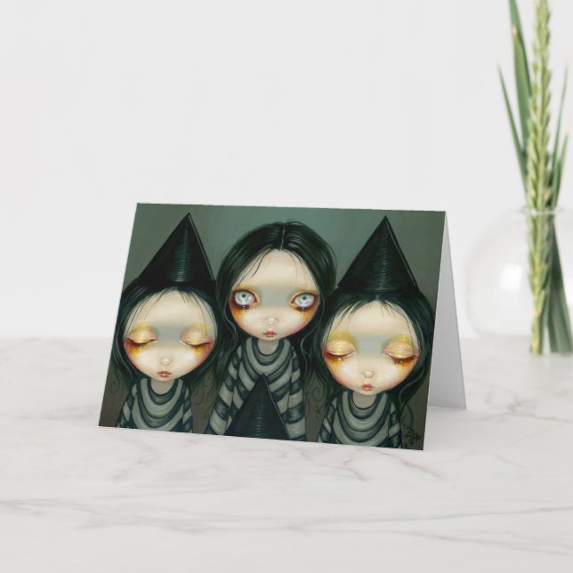 Carte de voeux "Trois Soeurs de cuisine" (Devant)