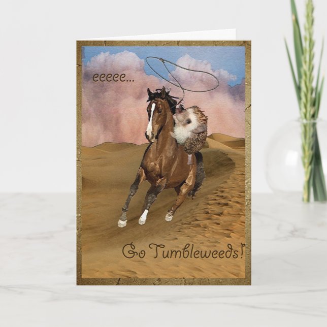 Carte de voeux Tumbleweeds (Devant)