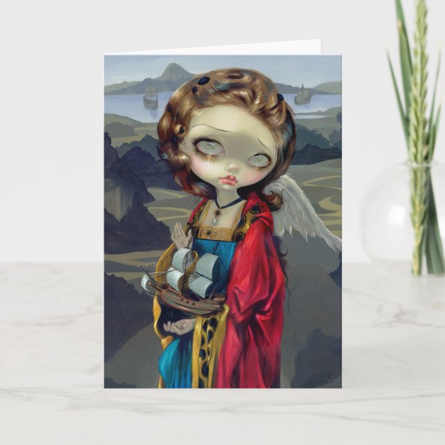 Carte de voeux "Un port sûr" (Devant)