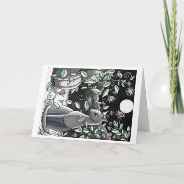 Carte de voeux : Une conversation tranquille (Devant)
