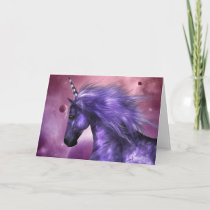 Carte de voeux Unicorn