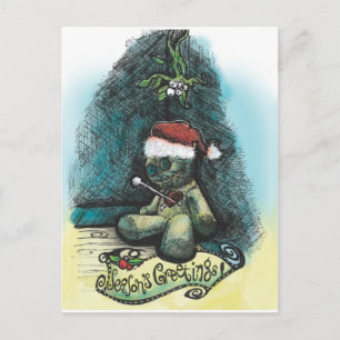 Carte de voeux Vacances Bonnes Fêtes Voodoo