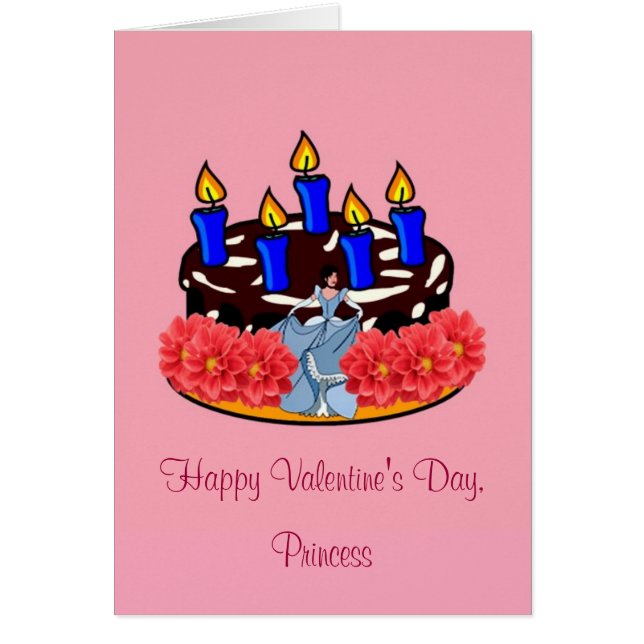 Carte de voeux Valentine Cake (Devant)