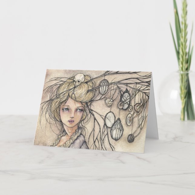 Carte de voeux Vanitas (Devant)