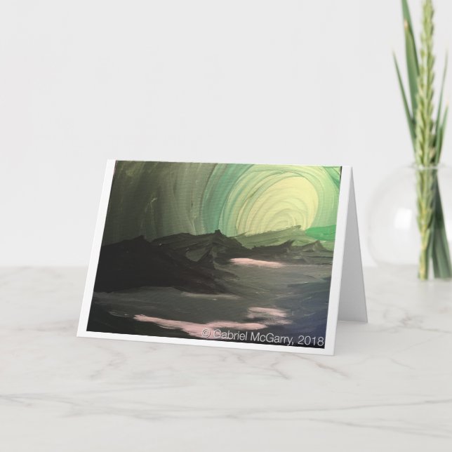 Carte de voeux "verte" - par Gabriel McGarry (Devant)