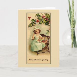 Carte de voeux Victorian Christmas Quilter