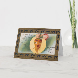 Carte de voeux Victorian Fate Halloween