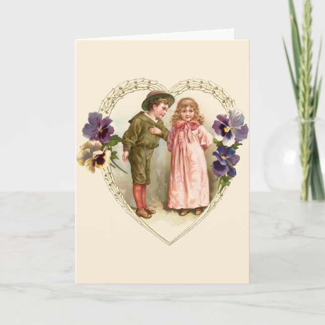 Carte de voeux Victorian Romance (Devant)