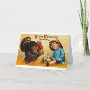 Carte de voeux Victorian Thanksgiving