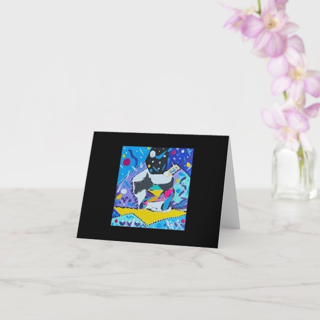 Carte de voeux vide (Orchidée)