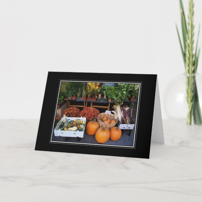 Carte de voeux vide "Urban Harvest" (Devant)