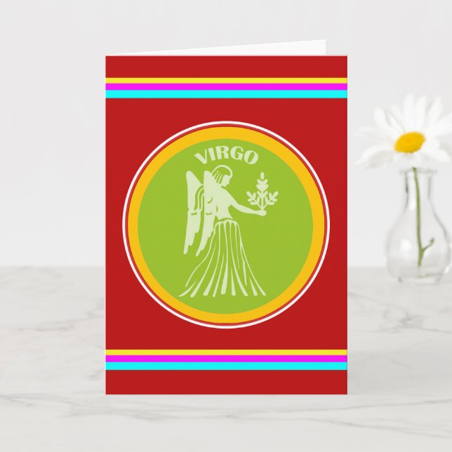 Carte de vœux Vierge (Petite plante)