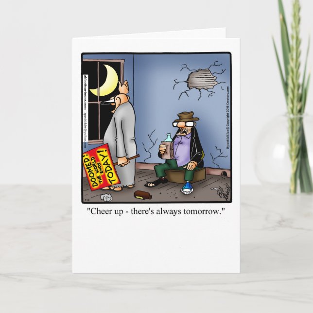 Carte de voeux vierge amusante "Spectickles" (Devant)