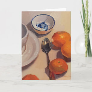 Carte de voeux vierge, art original par Sarah