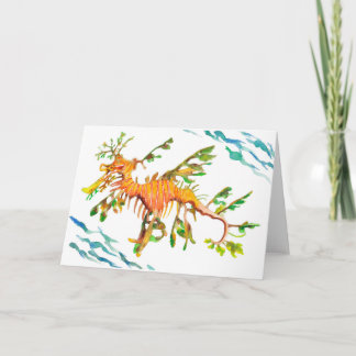 Carte de vœux vierge avec œuvre d'art sur le drago