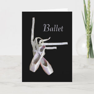 Carte de voeux vierge 'Ballet'
