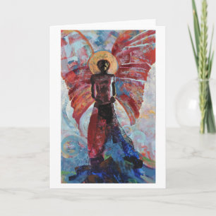 Carte de voeux vierge "combien de temps ? "