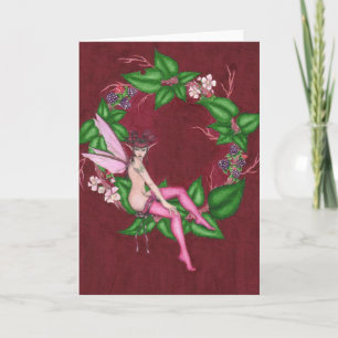 Carte de voeux vierge de "Blackberry"